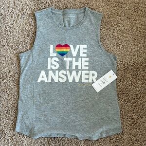 Spiritual Gangster Gray Love Tank Top